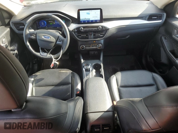 2020 Ford Escape SE Sport Hybrid with VIN 1FMCU9BZ4LUB54527, listed as a Copart auction lot 57207305 with 76,628 mi miles and Salvage title. Bid and sale history available at DreamBid. Image 8.