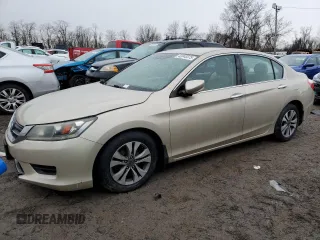 2015 Honda Accord LX with VIN 1HGCR2F37FA074147, listed as a Copart auction lot 43348375 with 186,344 mi miles and Salvage Title. Bid and sale history available at DreamBid. Image 1.