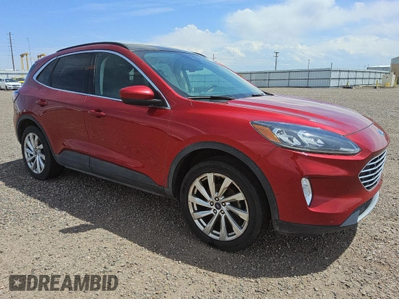 2021 Ford Escape Titanium with VIN 1FMCU9J94MUA31359, listed as a Copart auction lot 55424035 with 71,346 mi miles and Clean title. Bid and sale history available at DreamBid. Image 4.