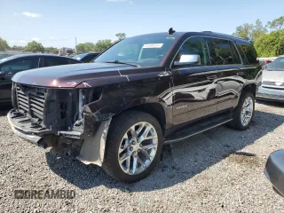 2020 Chevrolet Tahoe Premier with VIN 1GNSKCKC4LR217375, listed as a Copart auction lot 53396524 with 93,035 mi miles and Salvage title. Bid and sale history available at DreamBid. Image 1.