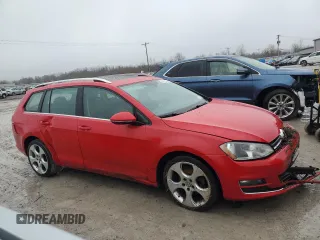 2015 Volkswagen Golf SportWagen TDI SE with VIN 3VWCA7AU3FM505246, listed as a Copart auction lot 45821964 with 98,305 mi miles. Bid and sale history available at carsss.com. Image 4.