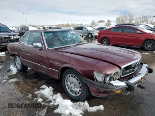 1986 Mercedes-Benz 560 SL with VIN WDBBA48D5GA051128, listed as a Copart auction lot 79873374 with 119,909 mi miles and Clean Title. Bid and sale history available at carsss.com. Image 4.