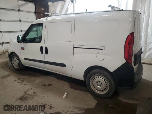 2021 Ram ProMaster City Cargo Tradesman with VIN ZFBHRFAB7M6S96328, listed as a Copart auction lot 45501895 with 275,738 mi miles and Clean title. Bid and sale history available at DreamBid. Image 2.