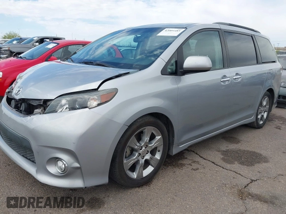 2014 Toyota Sienna SE with VIN 5TDXK3DC4ES491269, listed as a IAAI auction lot 42004485 with 118,516 mi miles and . Bid and sale history available at DreamBid. Image 18.