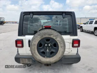 2023 Jeep Wrangler Sport with VIN 1C4HJXAG4PW667732, listed as a Copart auction lot 61261215 with 48,089 mi miles and Salvage title. Bid and sale history available at DreamBid. Image 6.