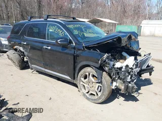 2024 Hyundai Palisade Limited z VIN KM8R54GE6RU695555, wystawiony jako IAAI lot #41828988 z przebiegiem Nie podano mil oraz . Historia ofert i sprzedaży dostępna na DreamBid. Obrazek 1.