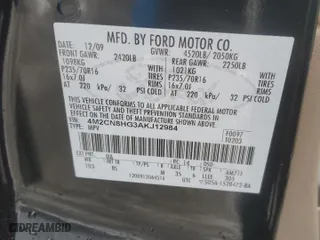 2010 Mercury Mariner Premier with VIN 4M2CN8HG3AKJ12984, listed as a Copart auction lot 43227355 with 175,339 mi miles and Salvage Title. Bid and sale history available at carsss.com. Image 13.