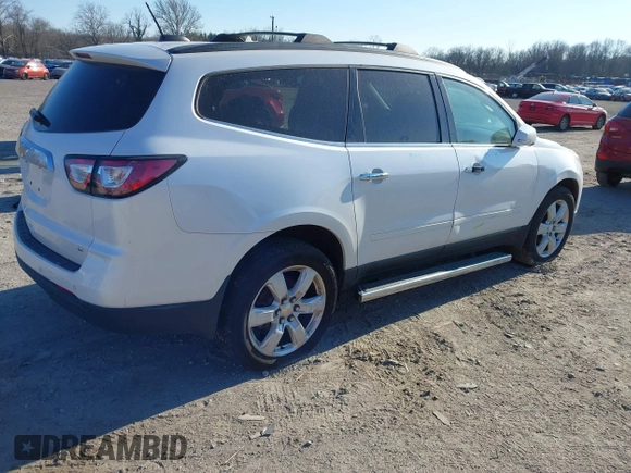 2017 Chevrolet Traverse LT with VIN 1GNKRGKD2HJ234757, listed as a IAAI auction lot 41718349 with 126,291 mi miles and . Bid and sale history available at DreamBid. Image 4.