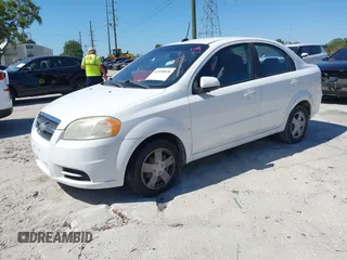 2009 Chevrolet Aveo 1LT with VIN KL1TD56E89B610707, listed as a IAAI auction lot 42058828 with 42,776 mi miles and . Bid and sale history available at DreamBid. Image 2.