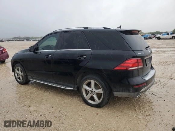 2018 Mercedes-Benz GLE 350 with VIN 4JGDA5JBXJB159234, listed as a Copart auction lot 50811915 with 95,090 mi miles and Salvage title. Bid and sale history available at DreamBid. Image 2.