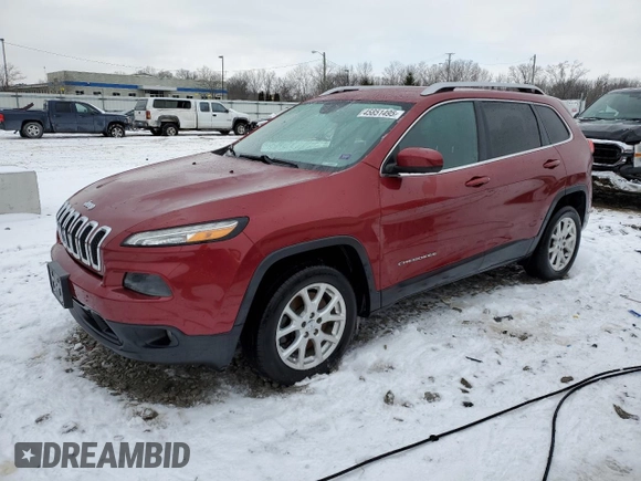 2016 Jeep Cherokee Latitude with VIN 1C4PJMCB9GW130544, listed as a Copart auction lot 45851495 with 147,633 mi miles and Non repairable. Bid and sale history available at DreamBid. Image 1.