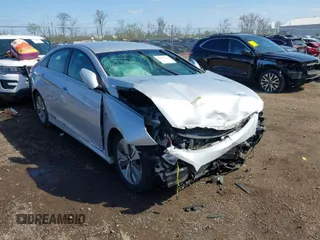 2015 Hyundai Sonata Hybrid Limited with VIN KMHEC4A44FA128410, listed as a IAAI auction lot 41923725 with 1 mi miles. Bid and sale history available at carsss.com. Image 1.