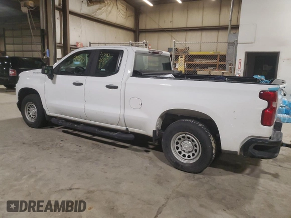2021 Chevrolet Silverado 1500 Work Truck with VIN 1GCRYAEF2MZ107829, listed as a Copart auction lot 47402655 with 99,645 mi miles and Clean Title. Bid and sale history available at DreamBid. Image 2.