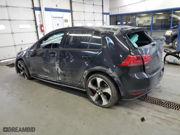 2016 Volkswagen Golf GTI S w/Performance Pkg with VIN 3VW447AU1GM028961, listed as a Copart auction lot 44568975 with 38,400 mi miles and Salvage Title. Bid and sale history available at carsss.com. Image 2.