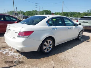 2010 Honda Accord EX-L with VIN 1HGCP3F88AA007069, listed as a IAAI auction lot 41971260 with Not Provided miles and . Bid and sale history available at DreamBid. Image 4.