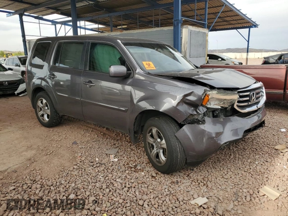 2015 Honda Pilot EX-L z VIN 5FNYF3H52FB011420, wystawiony jako Copart lot #51117475 z przebiegiem Nie podano mil oraz Szkoda całkowita • Salvage title. Historia ofert i sprzedaży dostępna na DreamBid. Obrazek 4.