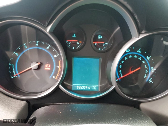 2013 Chevrolet Cruze LS with VIN 1G1PB5SH3D7220604, listed as a Copart auction lot 50102795 with 95,337 mi miles and Salvage Title. Bid and sale history available at carsss.com. Image 9.