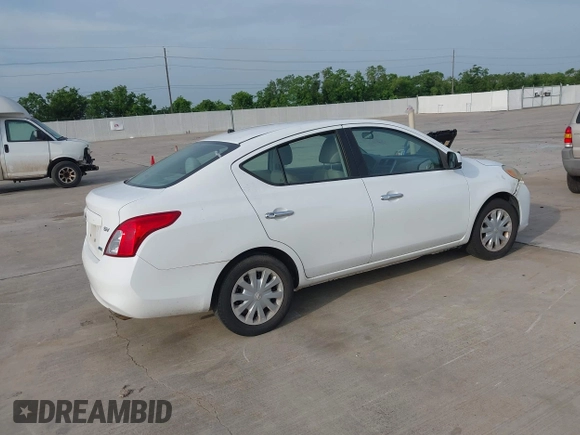 2012 Nissan Versa SV with VIN 3N1CN7AP2CL835935, listed as a IAAI auction lot 42347673 with 164,227 mi miles and . Bid and sale history available at DreamBid. Image 4.