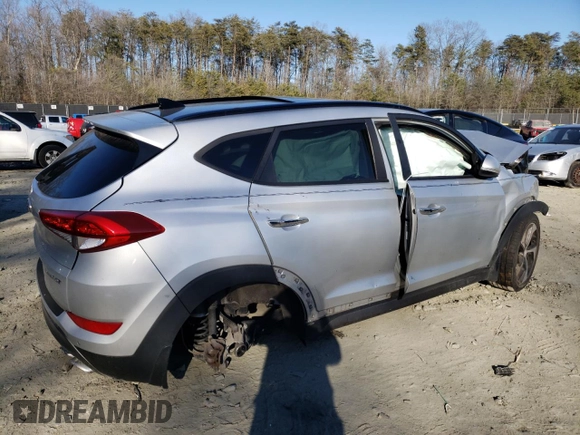 2016 Hyundai Tucson Limited with VIN KM8J33A28GU260089, listed as a Copart auction lot 46775815 with Not Provided miles and Salvage Title. Bid and sale history available at carsss.com. Image 3.