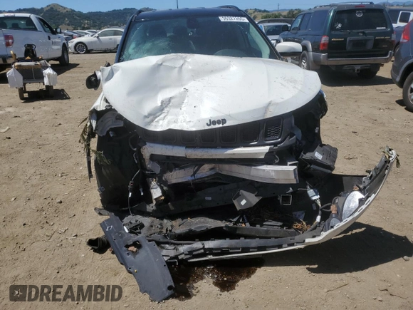 2021 Jeep Compass Latitude with VIN 3C4NJCBB5MT555862, listed as a Copart auction lot 56327265 with 74,842 mi miles and Salvage title. Bid and sale history available at DreamBid. Image 5.