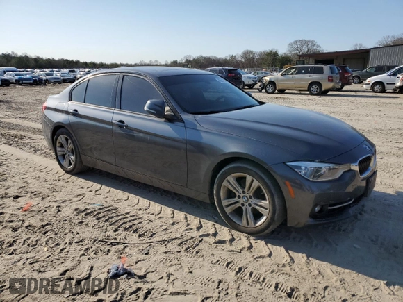 2016 BMW 3 Series 328i with VIN WBA8E9C52GK647432, listed as a Copart auction lot 48344095 with 77,960 mi miles and Salvage Title. Bid and sale history available at DreamBid. Image 4.