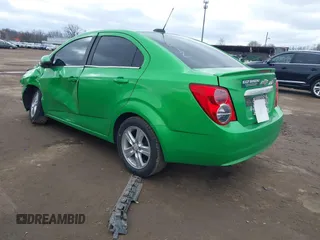 2015 Chevrolet Sonic LT with VIN 1G1JC5SH7F4104412, listed as a IAAI auction lot 41737655 with 124,304 mi miles and . Bid and sale history available at DreamBid. Image 3.