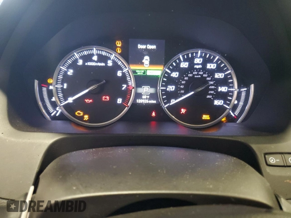 2015 Acura TLX Technology with VIN 19UUB1F59FA003035, listed as a Copart auction lot 55828825 with 120,926 mi miles and Salvage title. Bid and sale history available at DreamBid. Image 9.