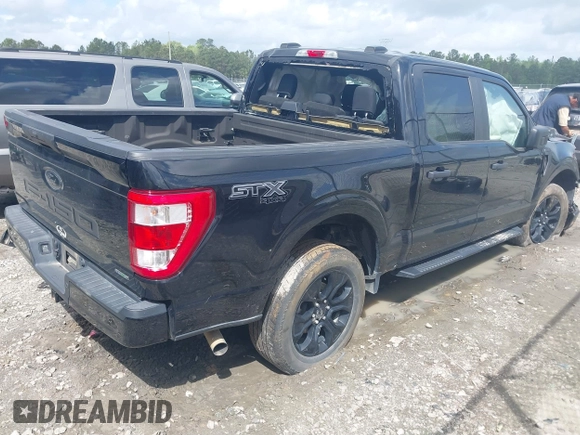 2022 Ford F-150 XL with VIN 1FTEW1EP6NFA92347, listed as a IAAI auction lot 41941710 with 42,000 mi miles and . Bid and sale history available at DreamBid. Image 4.