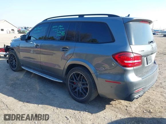 2017 Mercedes-Benz GLS 63 AMG with VIN 4JGDF7FE8HA959000, listed as a IAAI auction lot 41751659 with 120,657 mi miles and . Bid and sale history available at DreamBid. Image 3.