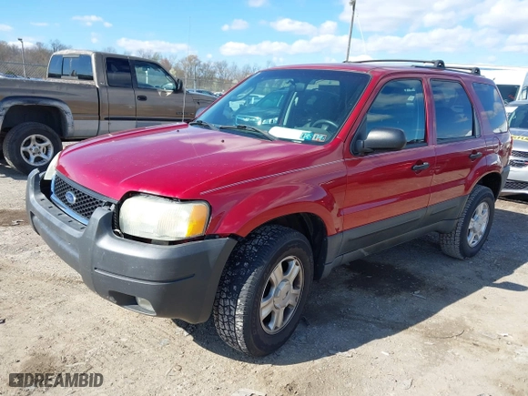 2003 Ford Escape XLT Popular with VIN 1FMYU03113KE12413, listed as a IAAI auction lot 41988476 with 157,817 mi miles. Bid and sale history available at carsss.com. Image 2.