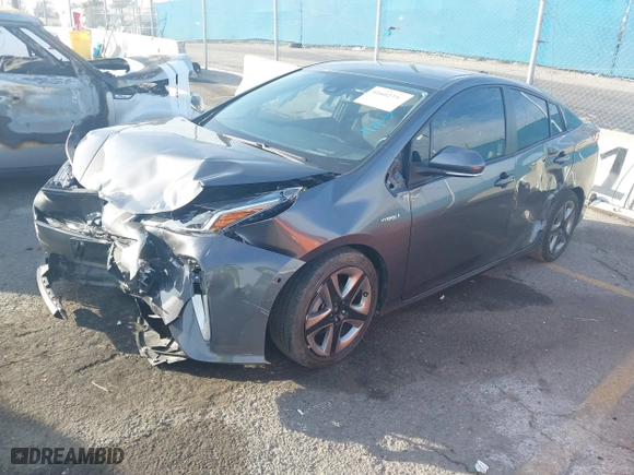 2022 Toyota Prius L Eco with VIN JTDKAMFU2N3168011, listed as a IAAI auction lot 41602356 with 34,977 mi miles. Bid and sale history available at carsss.com. Image 19.