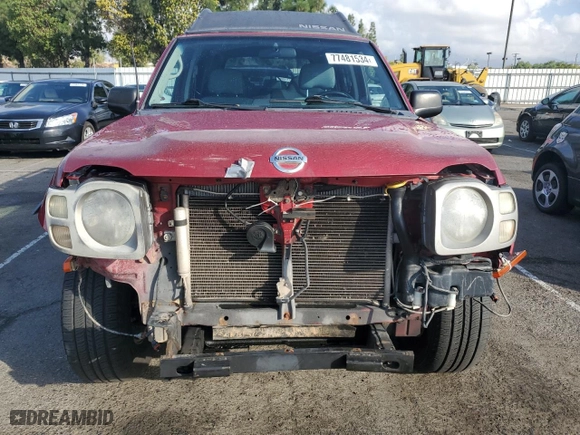 2003 Nissan Xterra SE with VIN 5N1ED28Y03C666581, listed as a Copart auction lot 77481534 with 211,542 mi miles and Salvage Title. Bid and sale history available at carsss.com. Image 5.