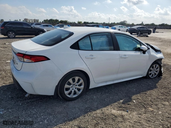 2024 Toyota Corolla LE with VIN 5YFB4MDE3RP224389, listed as a Copart auction lot 49371725 with 3,045 mi miles and Non Repairable. Bid and sale history available at carsss.com. Image 3.