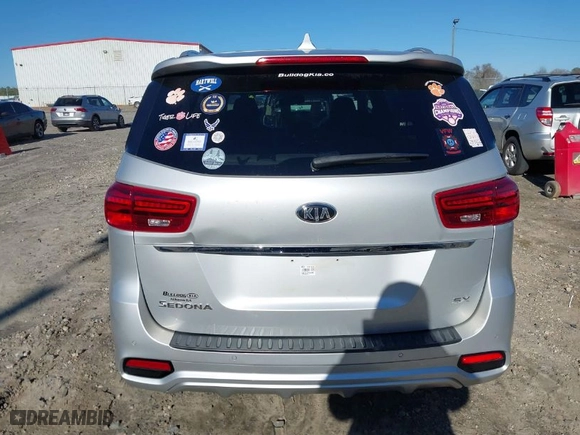 2021 Kia Sedona EX with VIN KNDMC5C13M6664595, listed as a IAAI auction lot 41728352 with 78,942 mi miles. Bid and sale history available at carsss.com. Image 16.