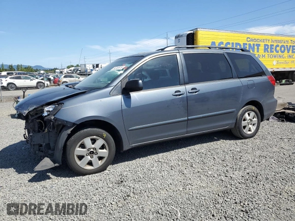 2006 Toyota Sienna CE с VIN 5TDZA23C76S480226, выставлен на аукционе Copart как лот 56249515 с пробегом 216 963 миль миль и Списание • Salvage title. История ставок и продаж доступна на DreamBid. Изображение 1.