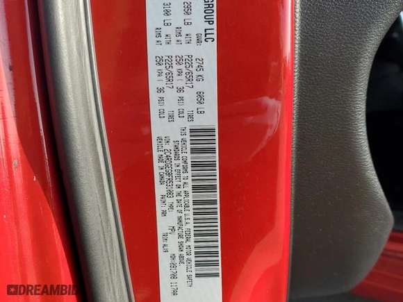2015 Dodge Grand Caravan R/T with VIN 2C4RDGEG8FR531083, listed as a Copart auction lot 45527645 with 151,769 mi miles and Salvage Title. Bid and sale history available at carsss.com. Image 15.
