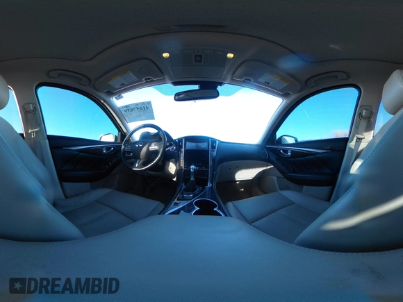 2014 Infiniti Q50 Premium with VIN JN1BV7AR1EM703805, listed as a IAAI auction lot 41657639 with 68,882 mi miles. Bid and sale history available at carsss.com. Image 18.