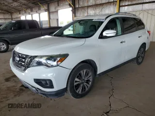 2017 Nissan Pathfinder SL z VIN 5N1DR2MN6HC900528, wystawiony jako Copart lot #51688075 z przebiegiem 111 864 mil mil oraz Szkoda całkowita • Salvage title. Historia ofert i sprzedaży dostępna na DreamBid. Obrazek 1.