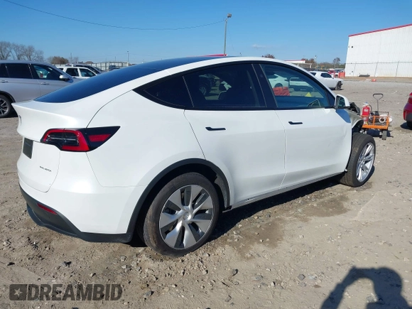 2023 Tesla Model Y Long Range with VIN 7SAYGAEE1PF828338, listed as a IAAI auction lot 40978725 with Not Provided miles and . Bid and sale history available at DreamBid. Image 4.