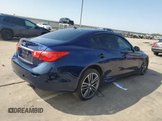 2017 Infiniti Q50 Premium with VIN JN1EV7AR5HM835841, listed as a Copart auction lot 78888994 with Not provided miles and Salvage title. Bid and sale history available at DreamBid. Image 3.
