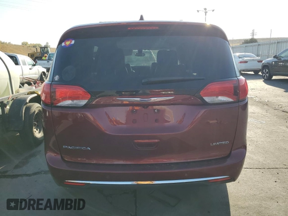 2018 Chrysler Pacifica Limited z VIN 2C4RC1GG1JR252550, wystawiony jako Copart lot #76137964 z przebiegiem 184 072 mil mil oraz Szkoda całkowita • Salvage title. Historia ofert i sprzedaży dostępna na DreamBid. Obrazek 6.