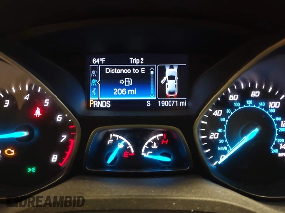 2016 Ford Escape SE z VIN 1FMCU9GX6GUC08682, wystawiony jako IAAI lot #42109775 z przebiegiem 190 071 mil mil oraz . Historia ofert i sprzedaży dostępna na DreamBid. Obrazek 7.