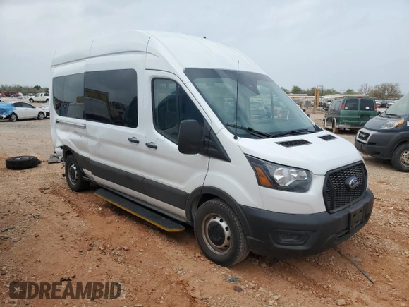 2024 Ford Transit with VIN 1FDAX2X87RKA56893, listed as a Copart auction lot 51166465 with 10,273 mi miles and Non repairable. Bid and sale history available at DreamBid. Image 4.