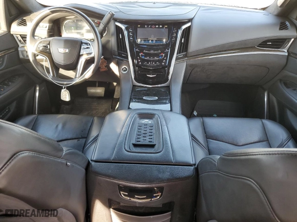 2017 Cadillac Escalade Platinum with VIN 1GYS4DKJ1HR354671, listed as a Copart auction lot 77090654 with 108,495 mi miles and Salvage Title. Bid and sale history available at carsss.com. Image 8.