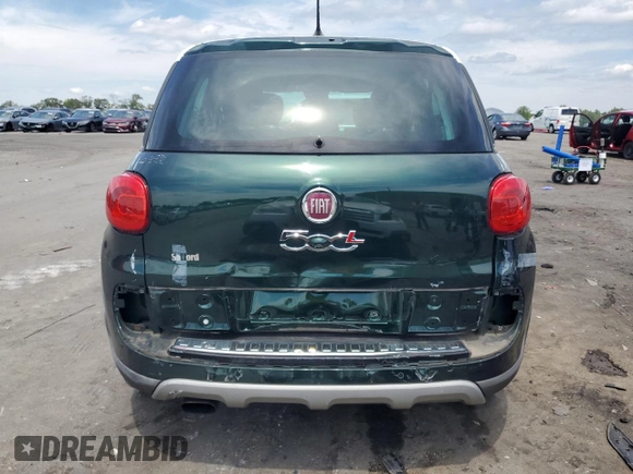 2016 FIAT 500L Trekking with VIN ZFBCFADH6GZ037273, listed as a Copart auction lot 63826924 with 84,926 mi miles and Salvage Title. Bid and sale history available at carsss.com. Image 6.