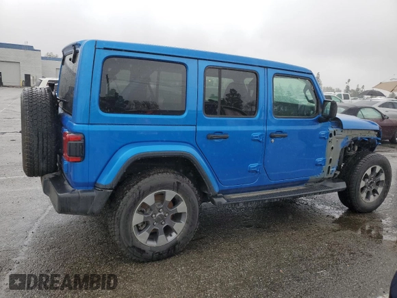 2021 Jeep Wrangler Unlimited Sahara Altitude z VIN 1C4HJXEG7MW728612, wystawiony jako Copart lot #45001535 z przebiegiem 24 027 mil mil oraz Szkoda całkowita • Salvage title. Historia ofert i sprzedaży dostępna na DreamBid. Obrazek 3.