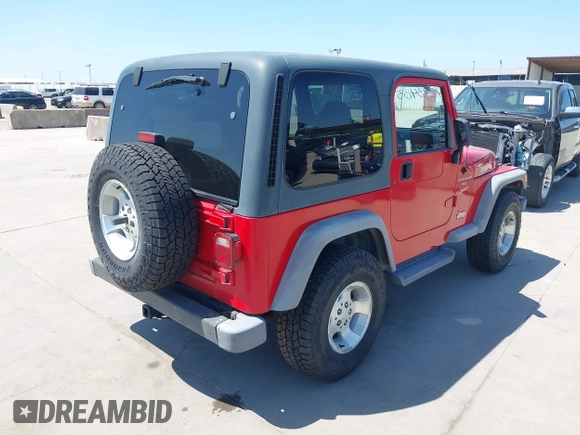 2001 Jeep Wrangler Sport with VIN 1J4FA49S11P375854, listed as a IAAI auction lot 42334037 with 215,027 mi miles and . Bid and sale history available at DreamBid. Image 4.