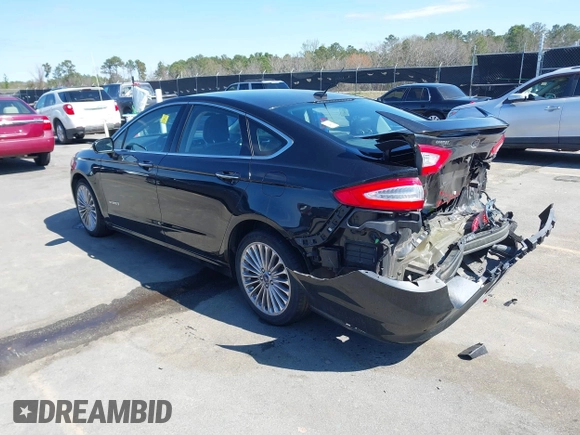 2013 Ford Fusion Titanium Hybrid with VIN 3FA6P0RU2DR288773, listed as a IAAI auction lot 41803708 with 85,868 mi miles and . Bid and sale history available at DreamBid. Image 3.