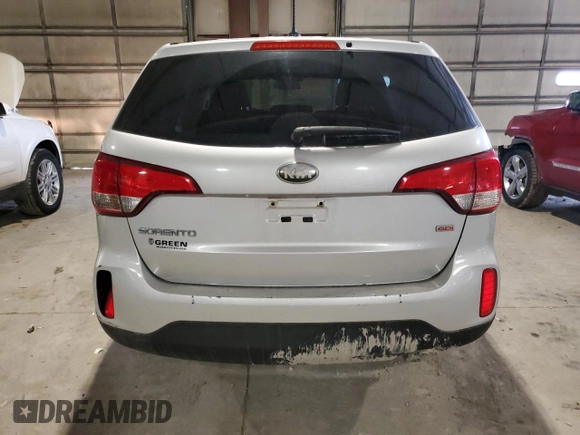 2014 Kia Sorento LX with VIN 5XYKT3A60EG460197, listed as a Copart auction lot 46849535 with 103,949 mi miles and Clean Title. Bid and sale history available at DreamBid. Image 6.