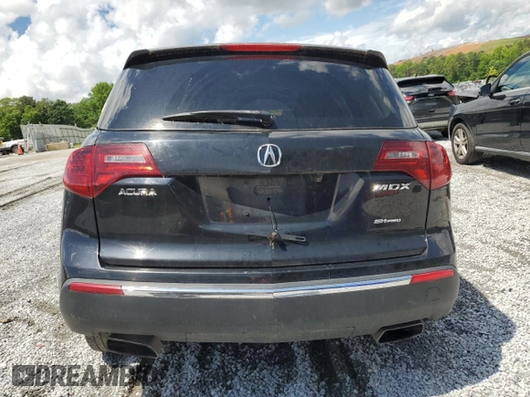 2011 Acura MDX with VIN 2HNYD2H20BH505666, listed as a Copart auction lot 56419005 with 172,634 mi miles and Salvage title. Bid and sale history available at DreamBid. Image 6.